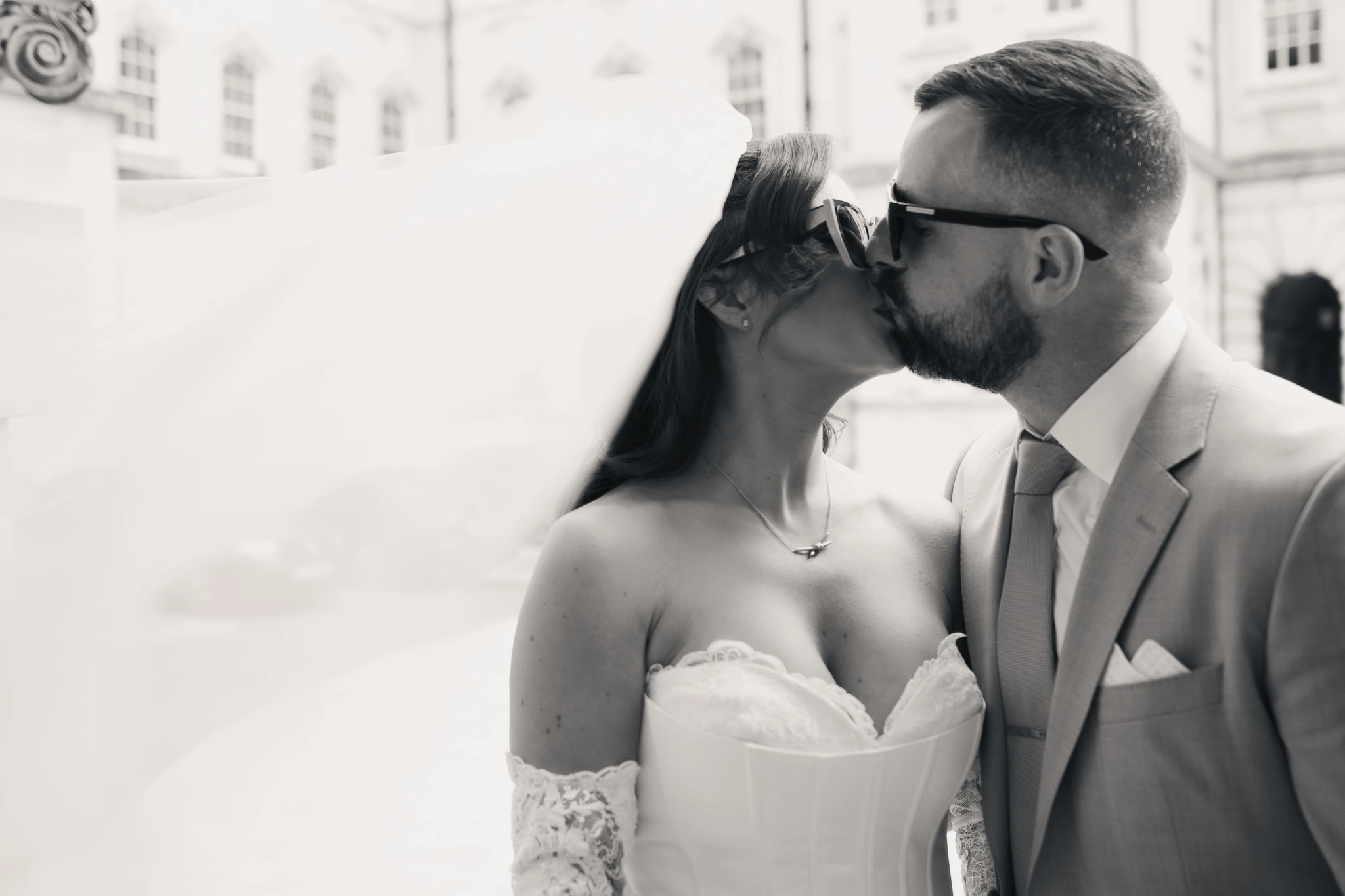 Veil in the Wind, weddings photograph